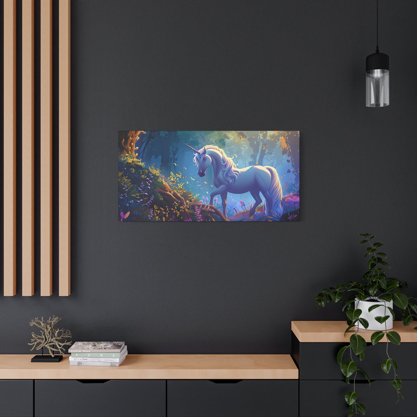 Matte Canvas, Stretched, 1.25" - Unicorn
