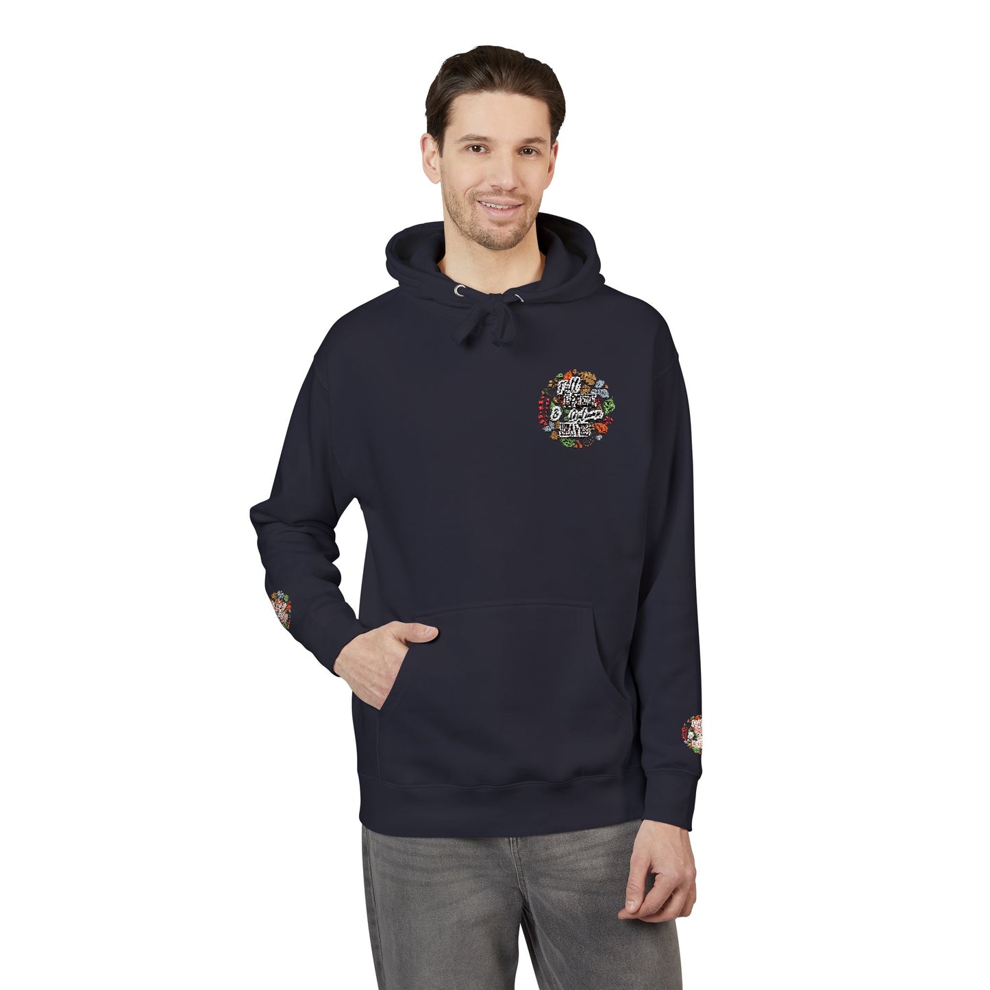 Floral Unisex Fleece Hoodie - Cozy Gift for Nature Lovers, Perfect for Fall, Spring, Birthdays, Relaxation, Outdoor Activities
