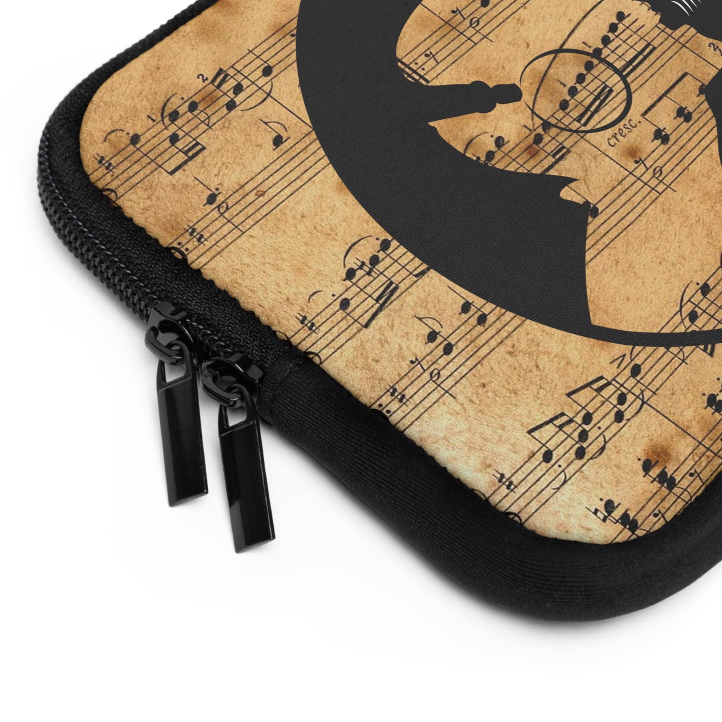 Musical Notes Laptop Sleeve | Vintage Design