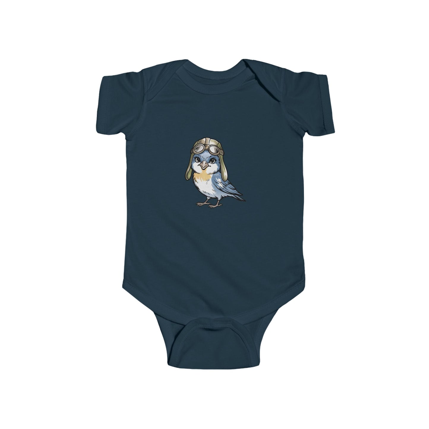 Cute Bird Illustration Infant Bodysuit, Baby Outfit, Newborn Gift, Toddler Apparel, Baby Shower Present, Cute Animal Onesie