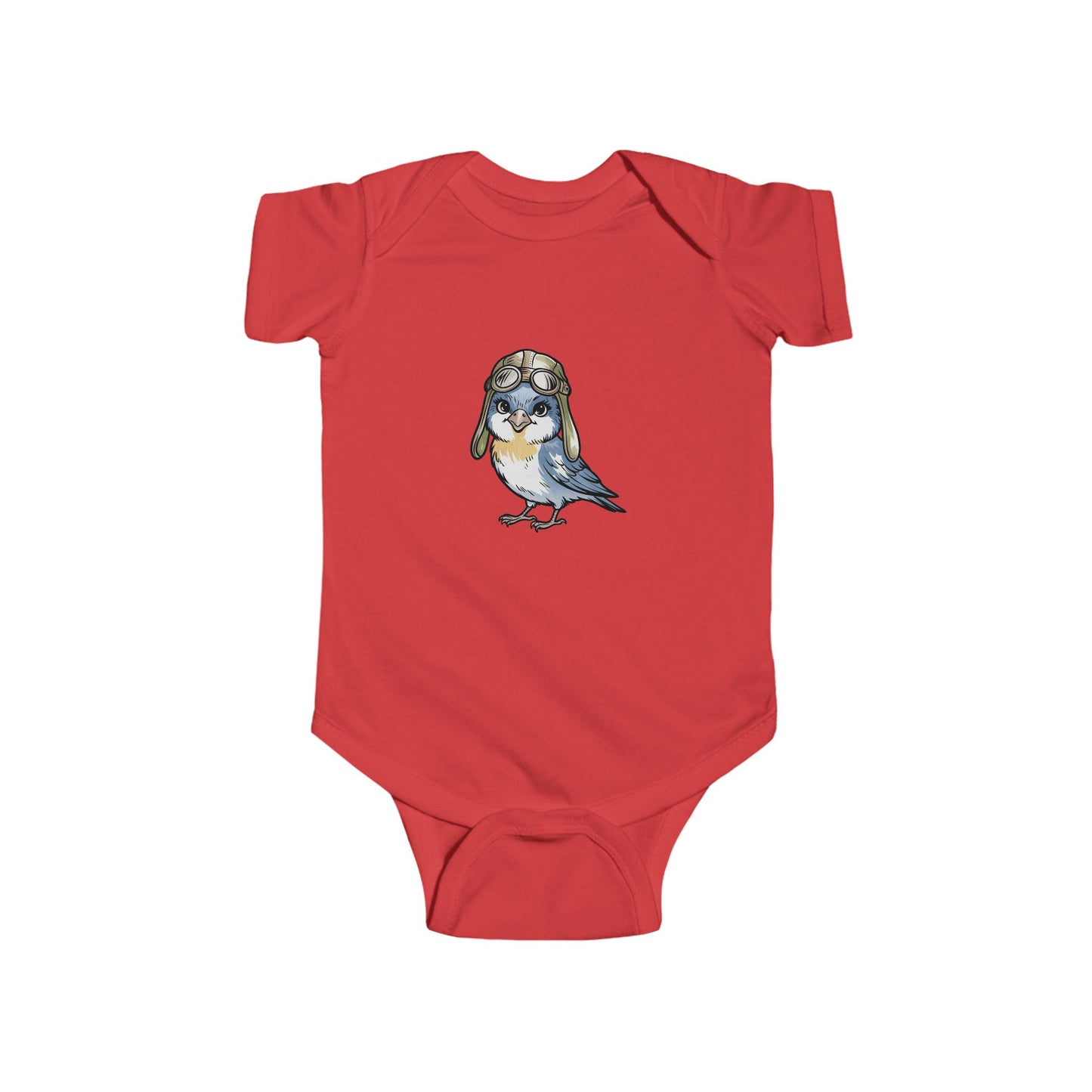 Cute Bird Illustration Infant Bodysuit, Baby Outfit, Newborn Gift, Toddler Apparel, Baby Shower Present, Cute Animal Onesie