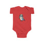 Cute Bird Illustration Infant Bodysuit, Baby Outfit, Newborn Gift, Toddler Apparel, Baby Shower Present, Cute Animal Onesie