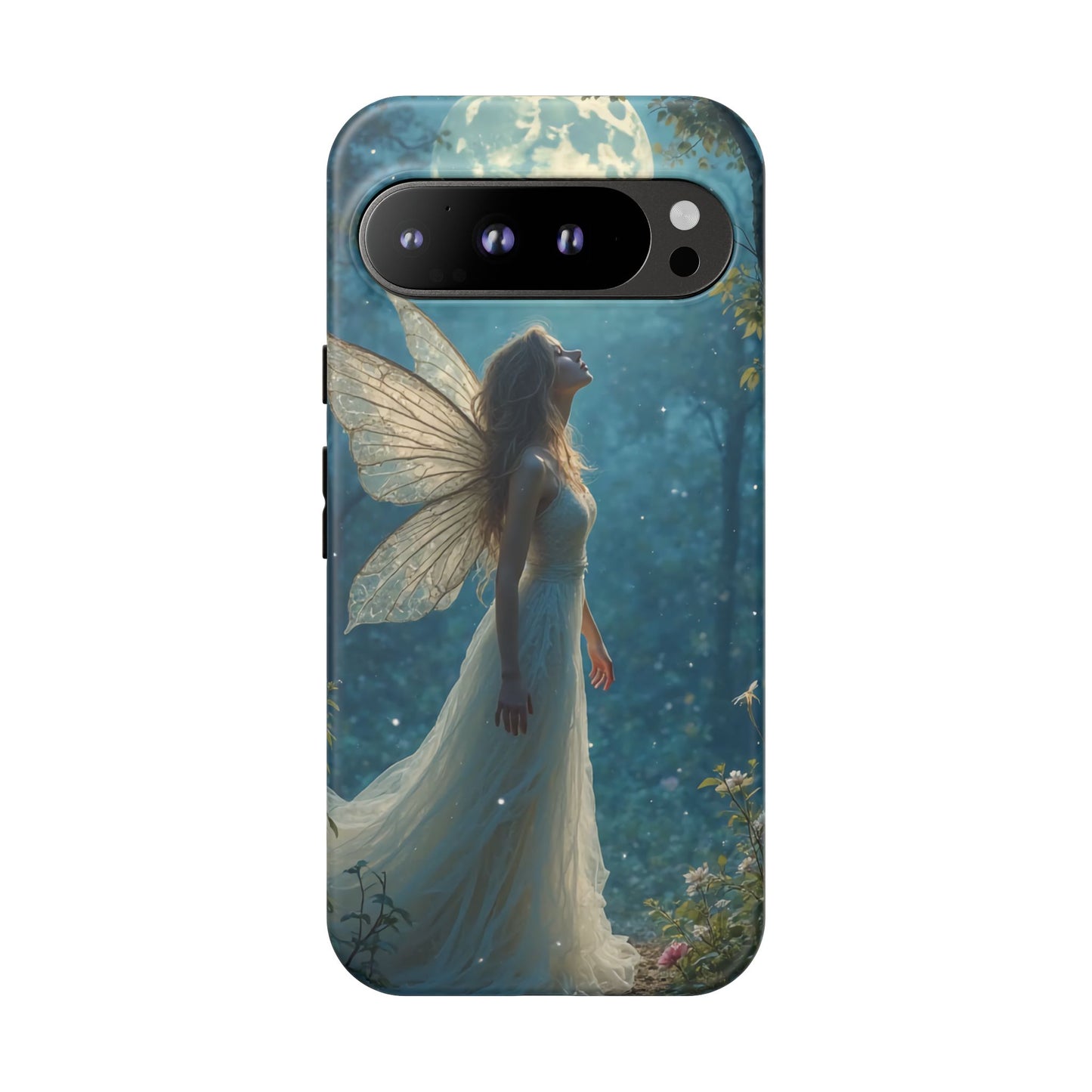 Fairy Moon Phone Case | Tough Cases for Nature Lovers, Fantasy Gift, Boho Phone Accessory, Ethereal Aesthetic, Magical Design