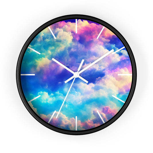Dreamy Cloud Wall Clock, Colorful Home Decor