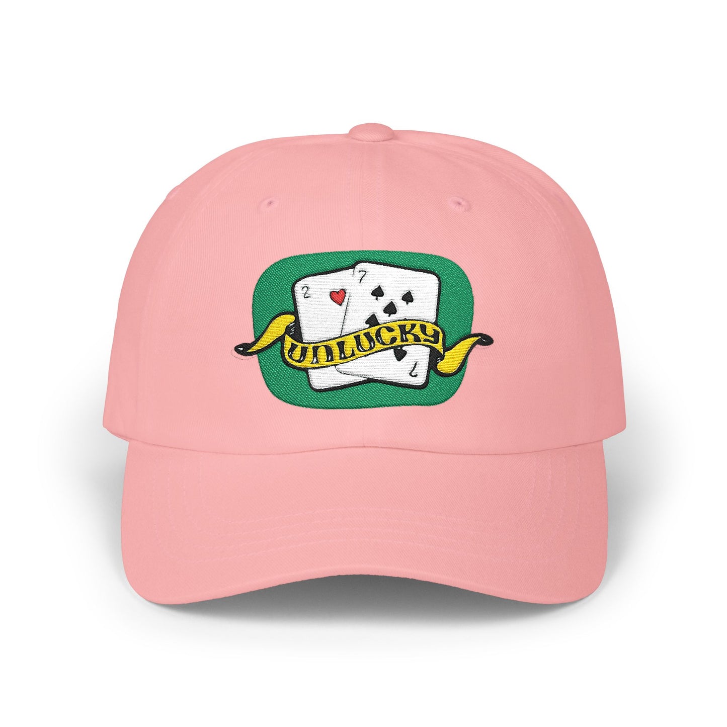 Dad Cap — 'UnLucky' Playing Cards Embroidered Baseball Hat