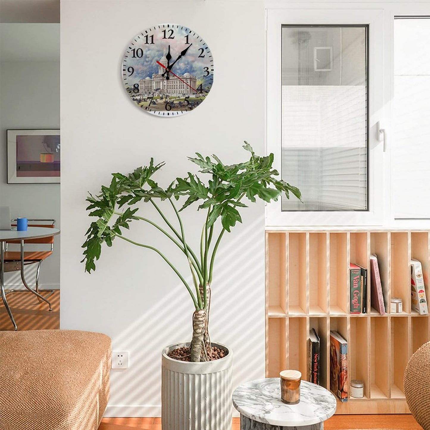 Modern Wooden Wall Clock