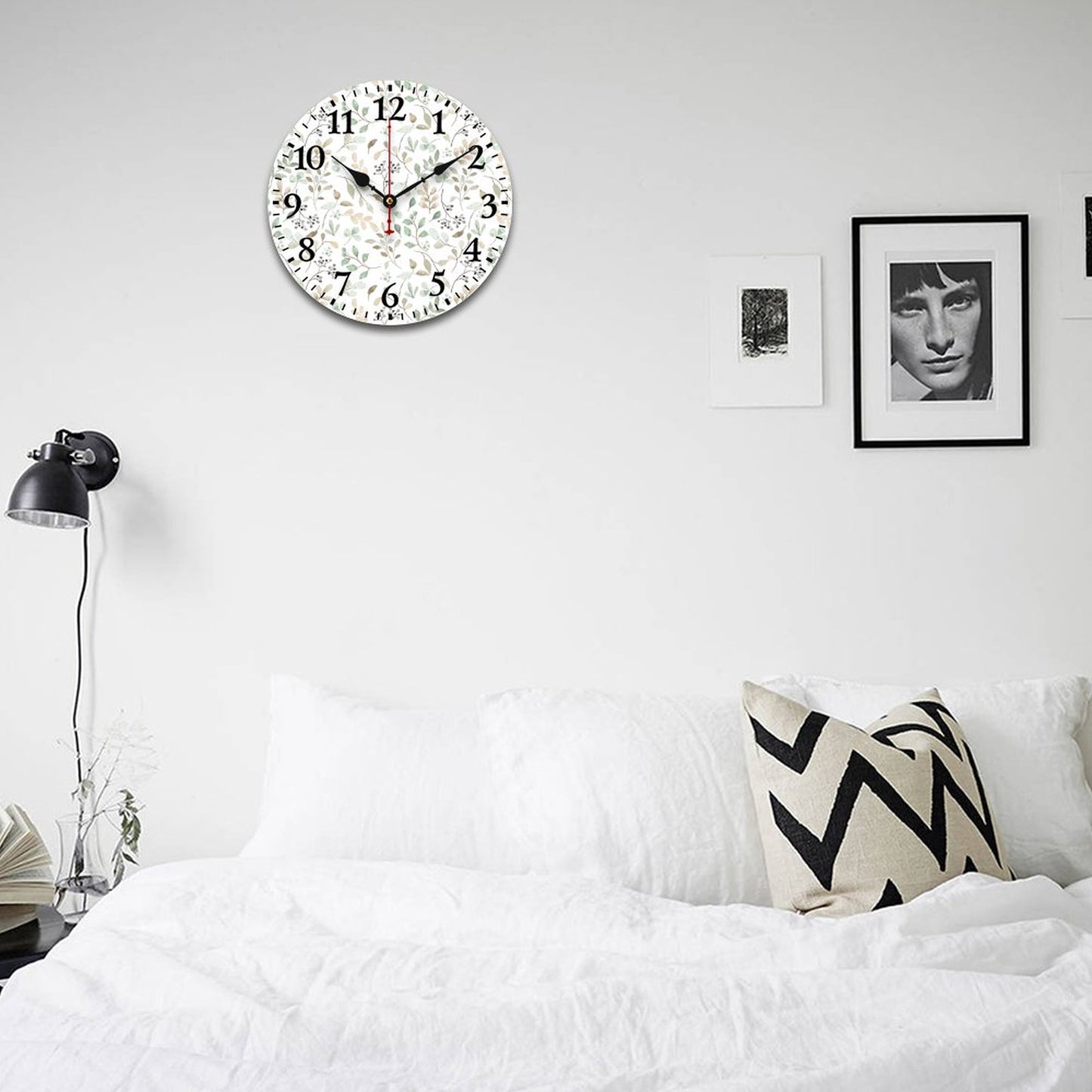 Wooden Wall Clock-9.84"x9.84"/ 25x25cm