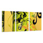 Vertical Framed Wall Art-2:3 Aspect Ratio Yellow Black Green