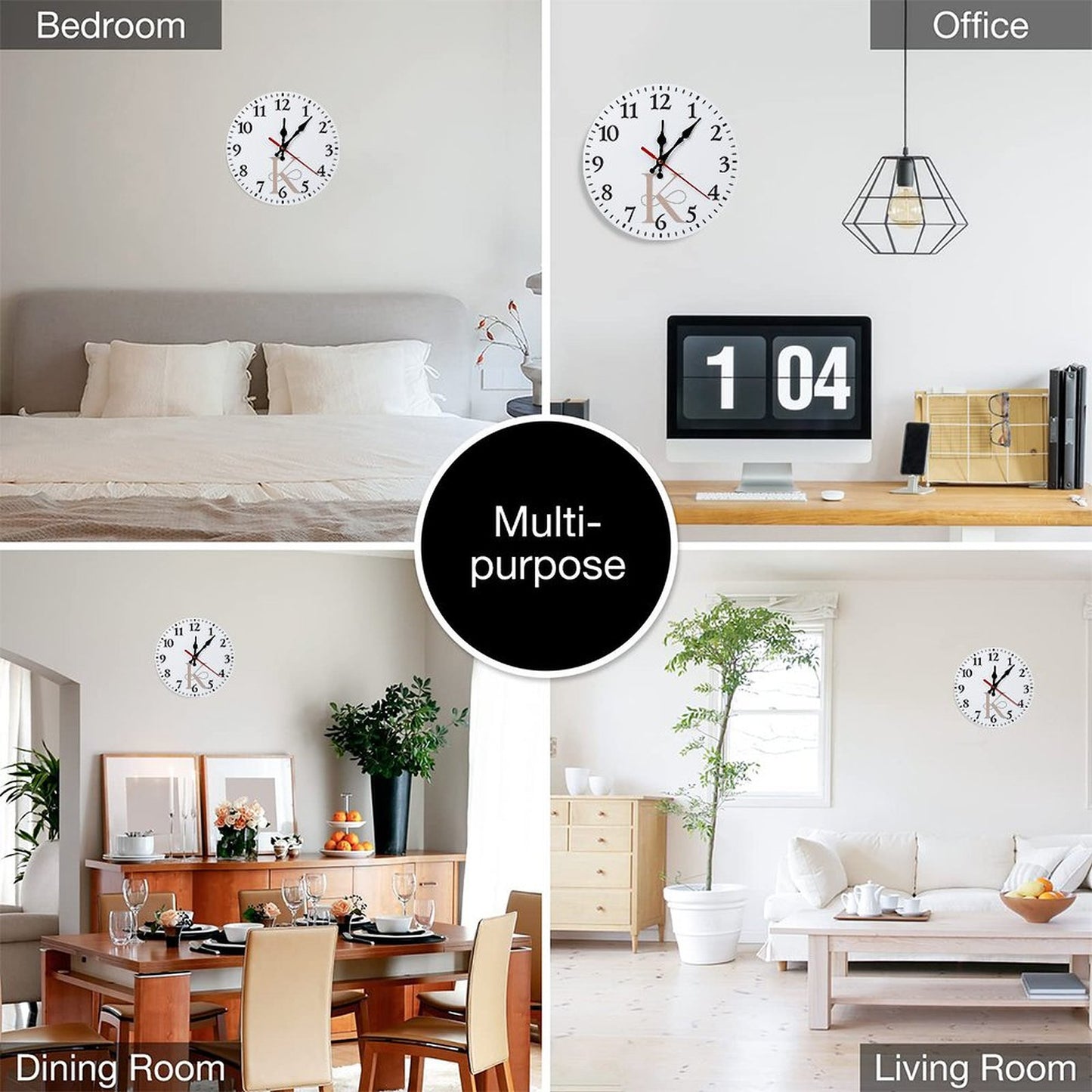 Modern Wooden Wall Clock