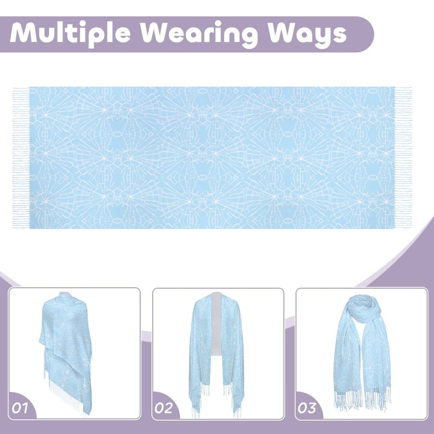 Cashmere-like Tassel Scarf