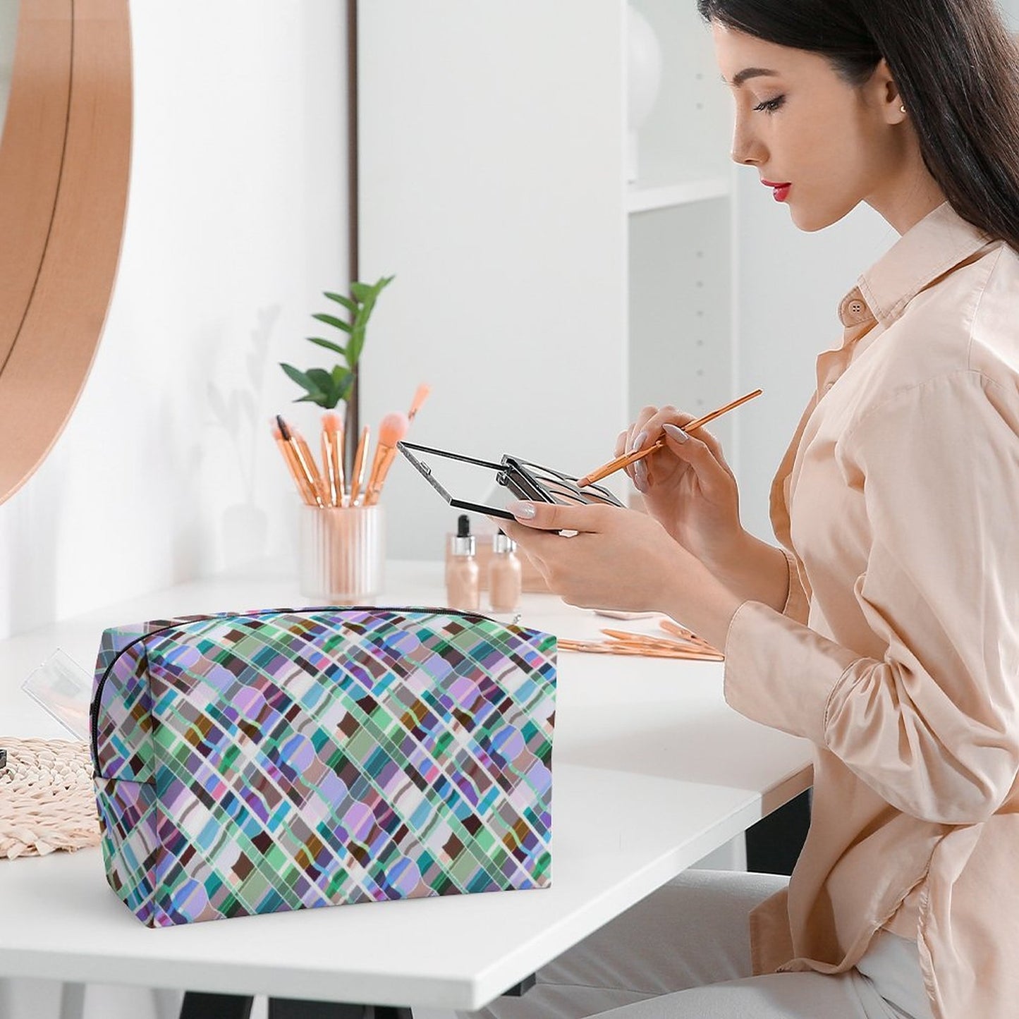 Square Makeup Bag
