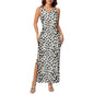 Slit Fitted Camisole Cheongsam