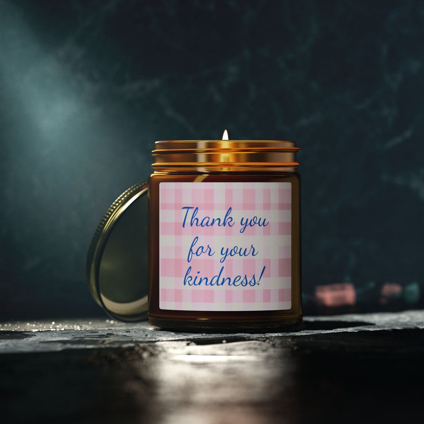 Thank You For Your Kindness Scented Candle (Coconut Apricot Wax)