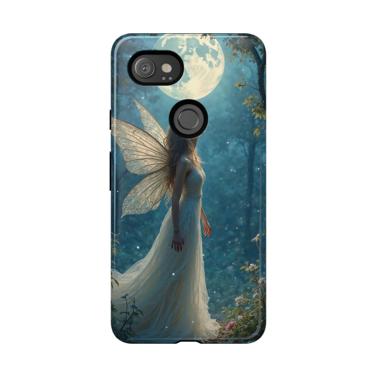 Fairy Moon Phone Case | Tough Cases for Nature Lovers, Fantasy Gift, Boho Phone Accessory, Ethereal Aesthetic, Magical Design