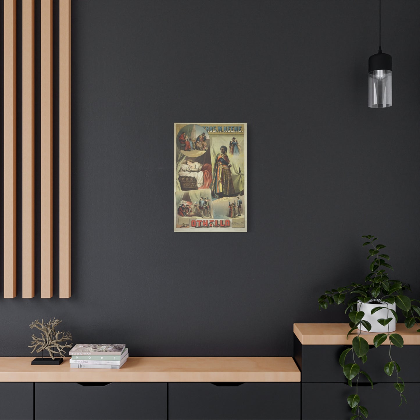 Othello Vintage Playbill Matte Canvas Wall Art