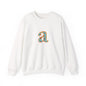 Personalized Initial Sweatshirt, Cozy Unisex Crewneck, Custom Gift for Her, Monogrammed Apparel, Perfect for Birthdays and Holidays