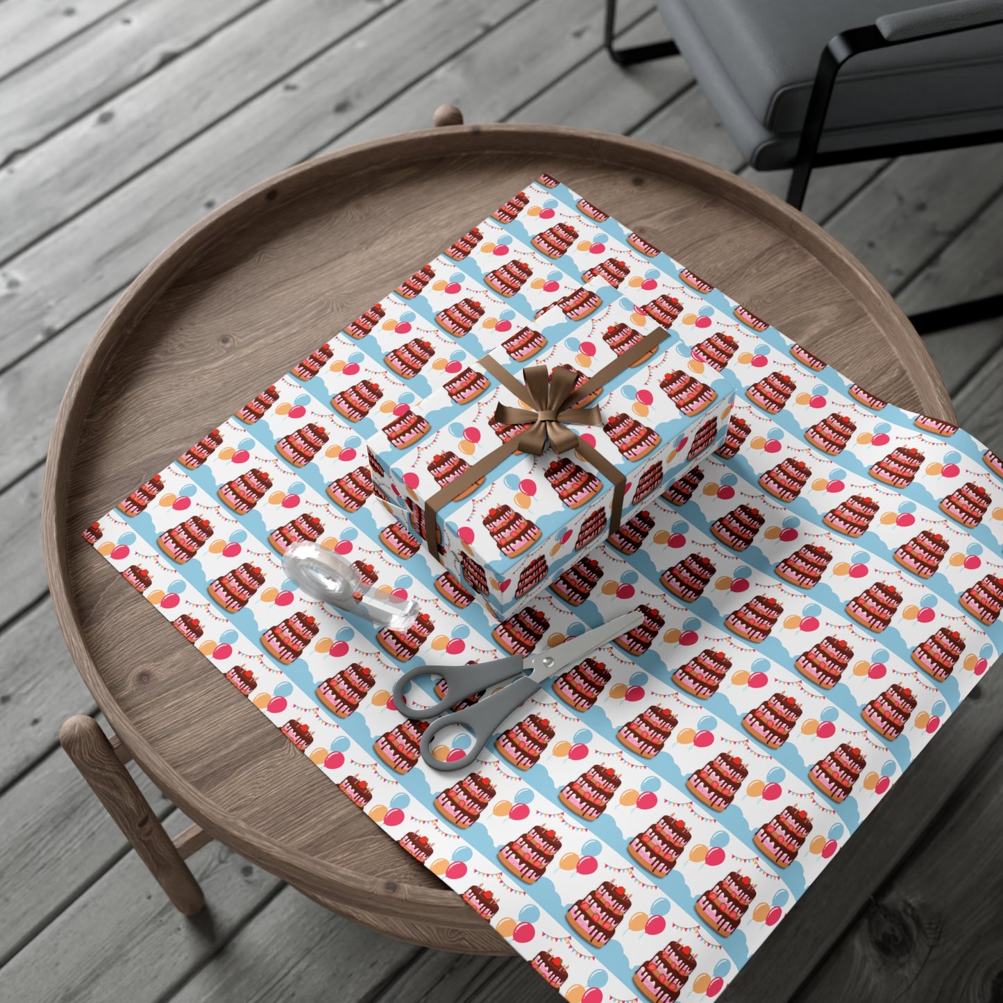 Birthday Cake Gift Wrap Papers - Celebration, Party, Festival, Wrapping, Gifts