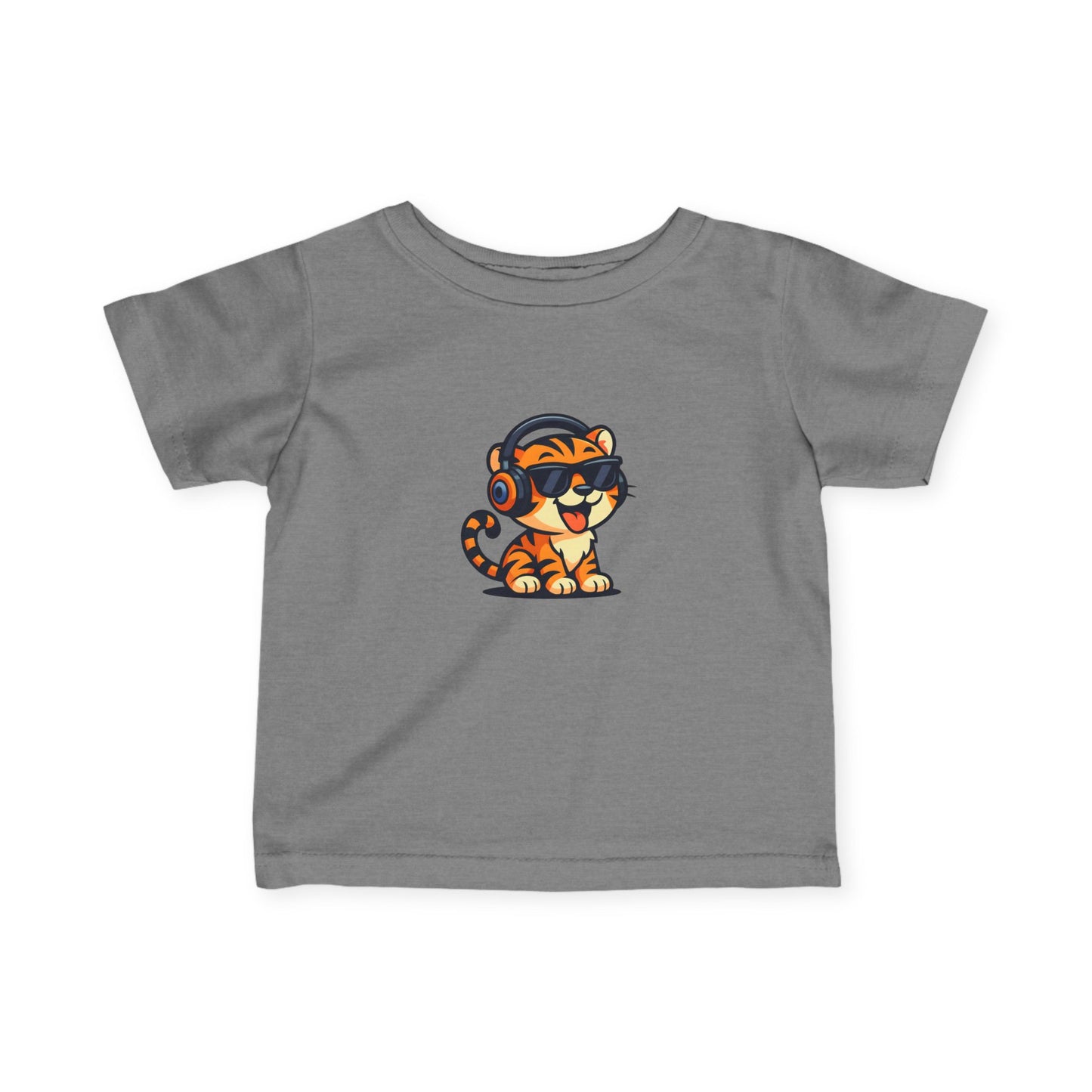 Cool Tiger Infant Tee, Cute Baby Shirt, Trendy Toddler Outfit, Unique Gift for New Parents, Stylish Babywear