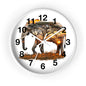 Elephant Sunset Wall Clock
