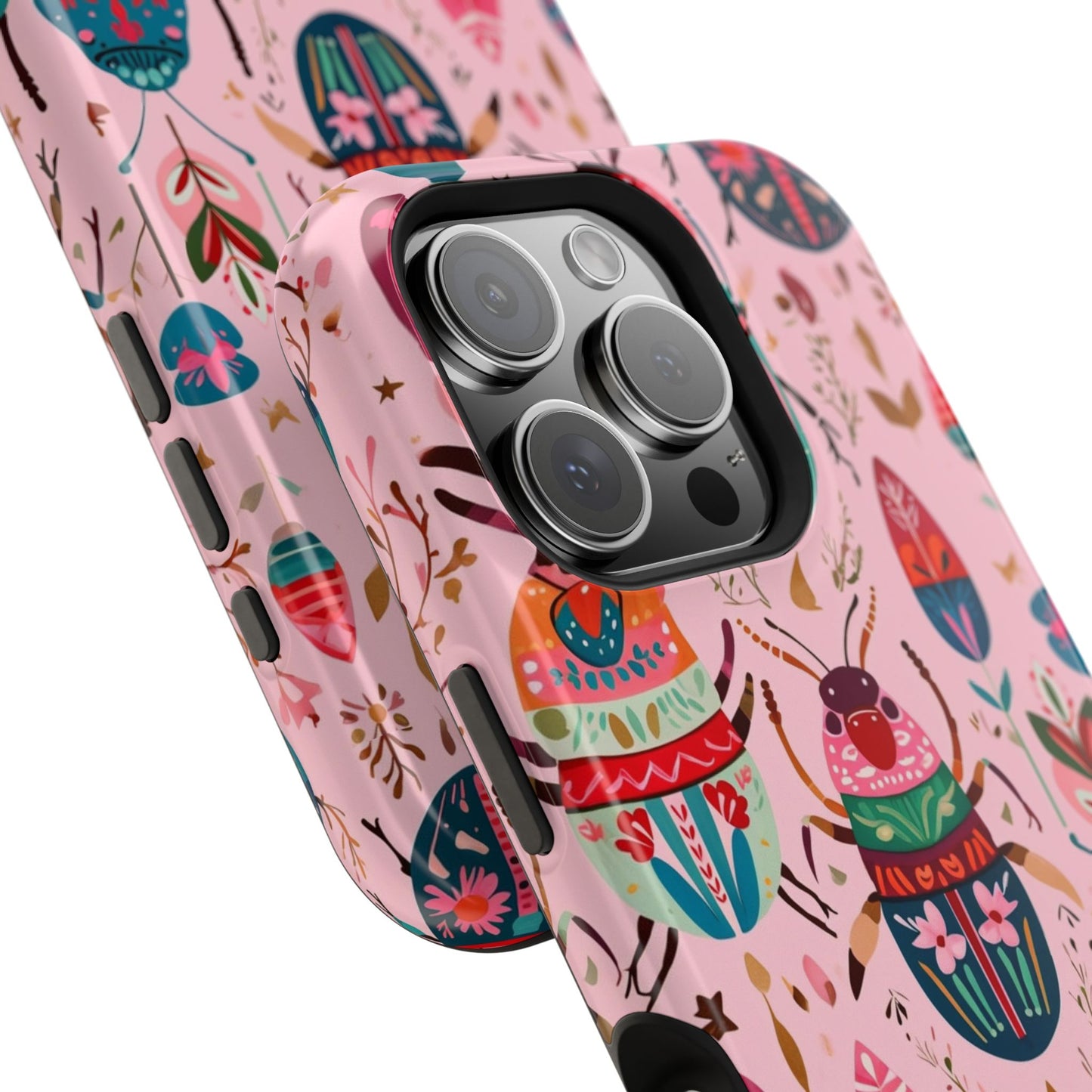 Phone Case — Colorful Boho Beetle Magnetic Impact-Resistant Cover