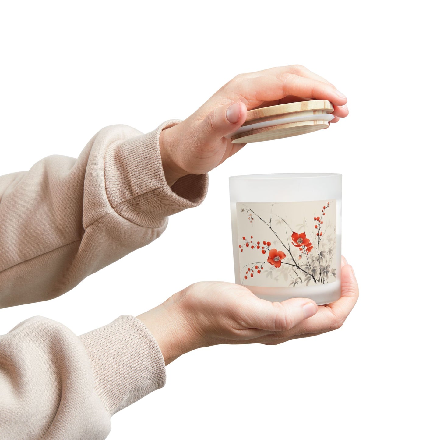 Tranquil Floral Candle, Aromatherapy, Home Decor, Gift for Her, Spa Day, Eco-Friendly