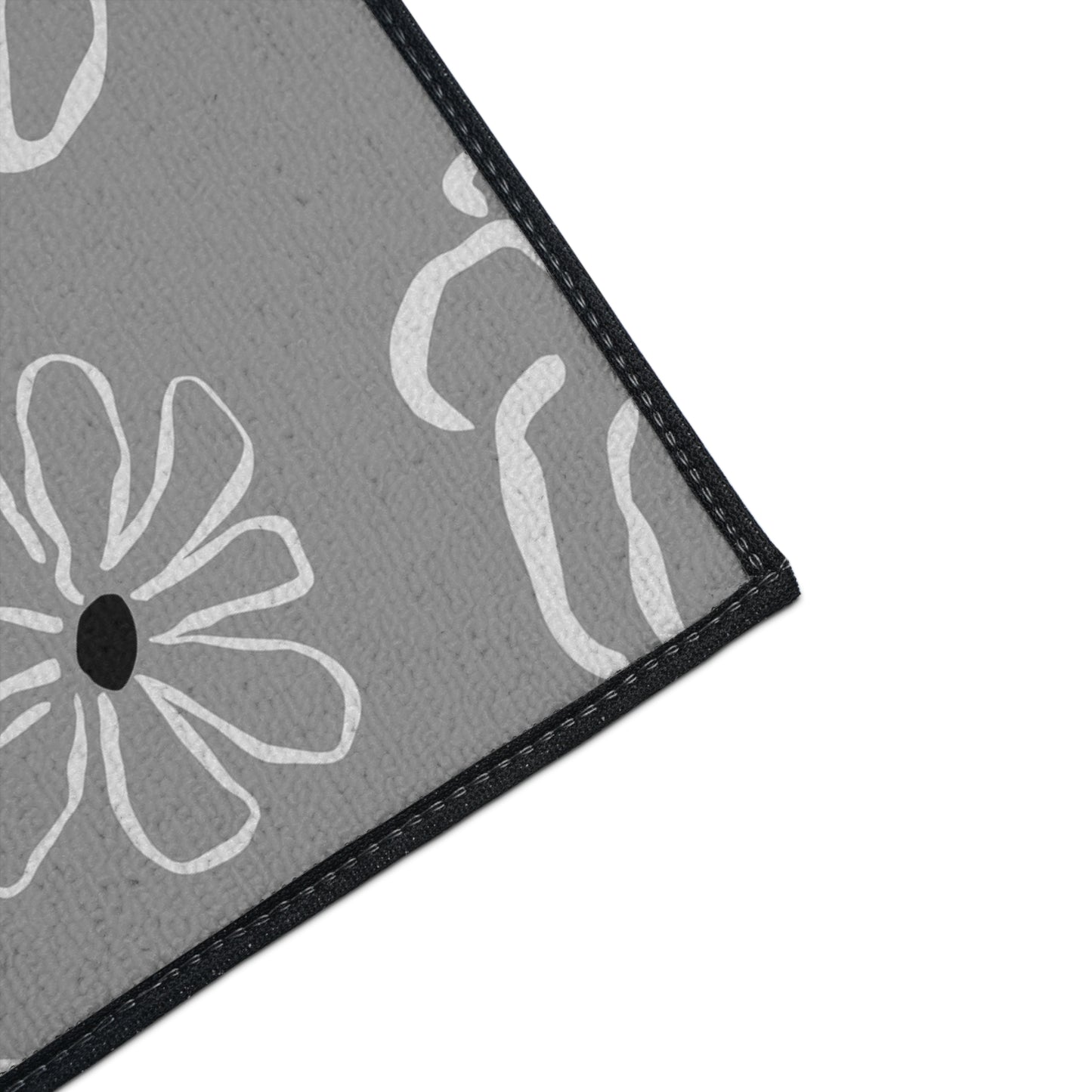 Daisy Pattern Heavy-Duty Floor Mat – Durable Non-Slip Entry & Kitchen Rug