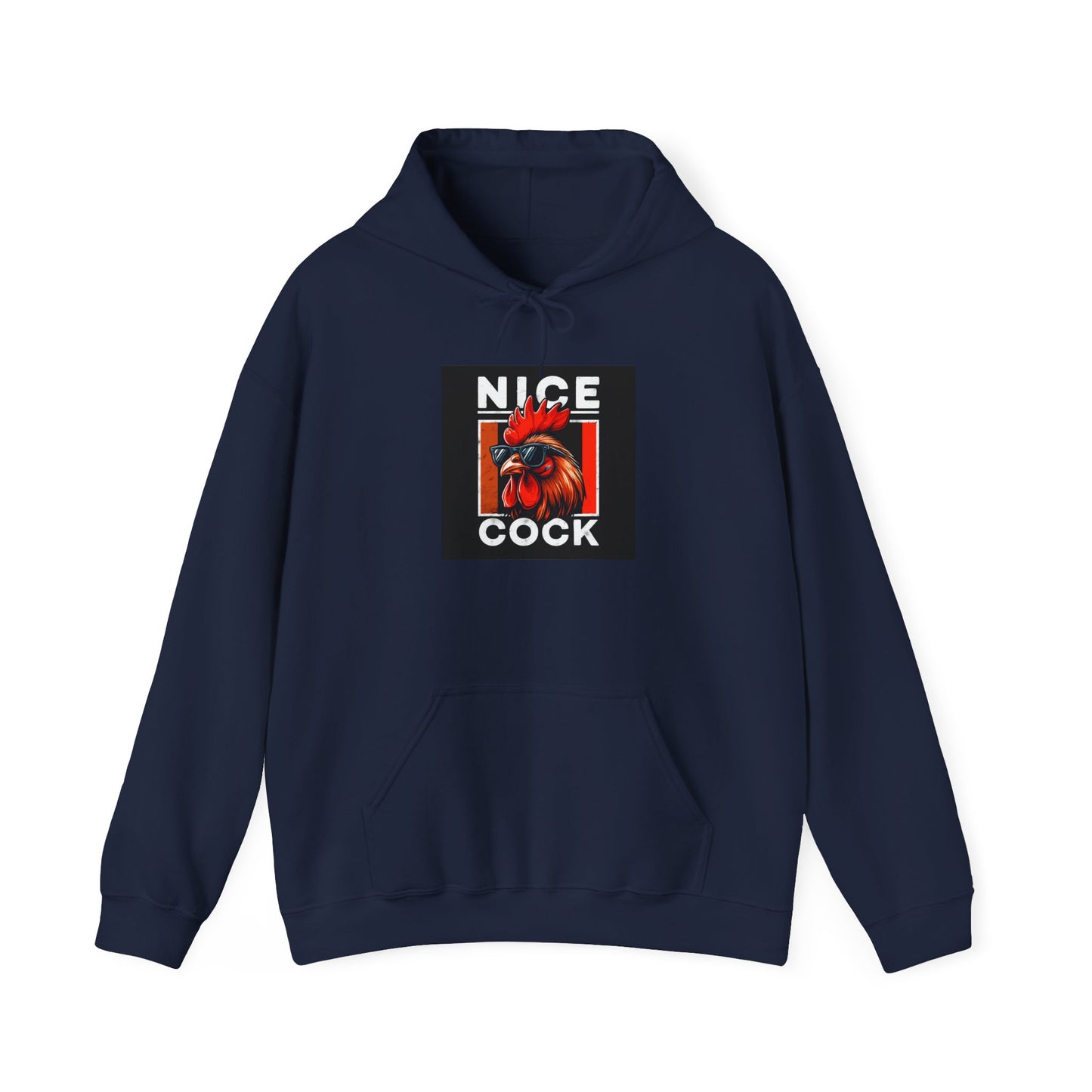 Rooster Graphic Hoodie – "Nice Cock" Bold Farmhouse Pullover