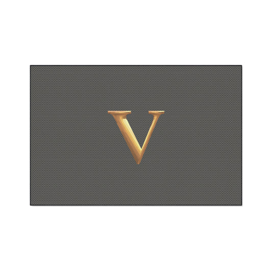 Monogram V Heavy-Duty Floor Mat