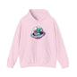 Cute Alien and Kid Hoodie, Unisex Heavy Blend Sweatshirt, UFO Lover Gift, Halloween Costume, Space-Themed Outfit, Birthday Present