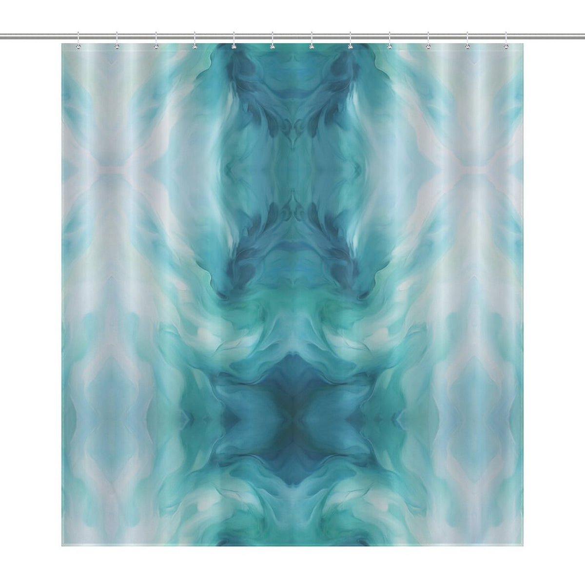 Blue Shower Curtain