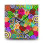 Colorful Retro Acrylic Wall Clock