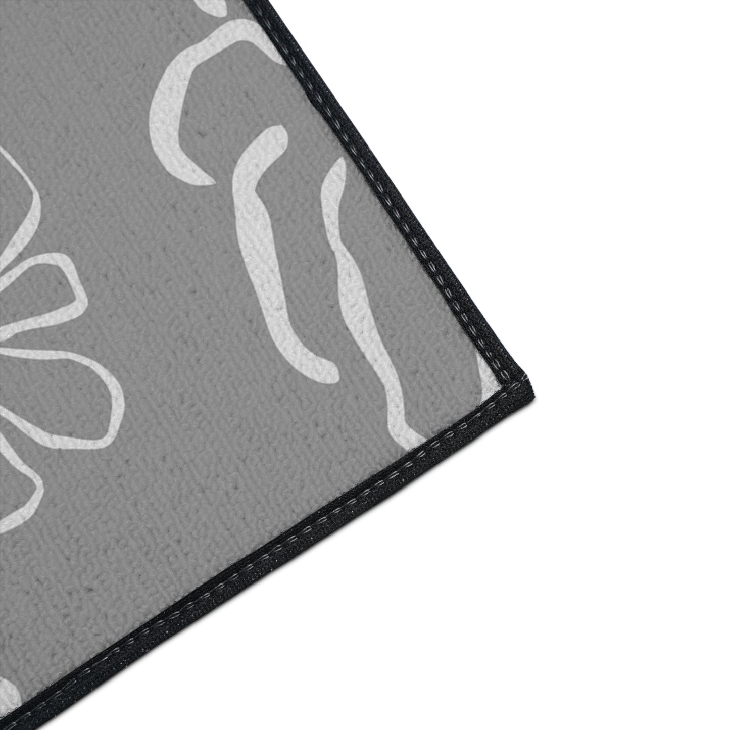 Daisy Pattern Heavy-Duty Floor Mat – Durable Non-Slip Entry & Kitchen Rug