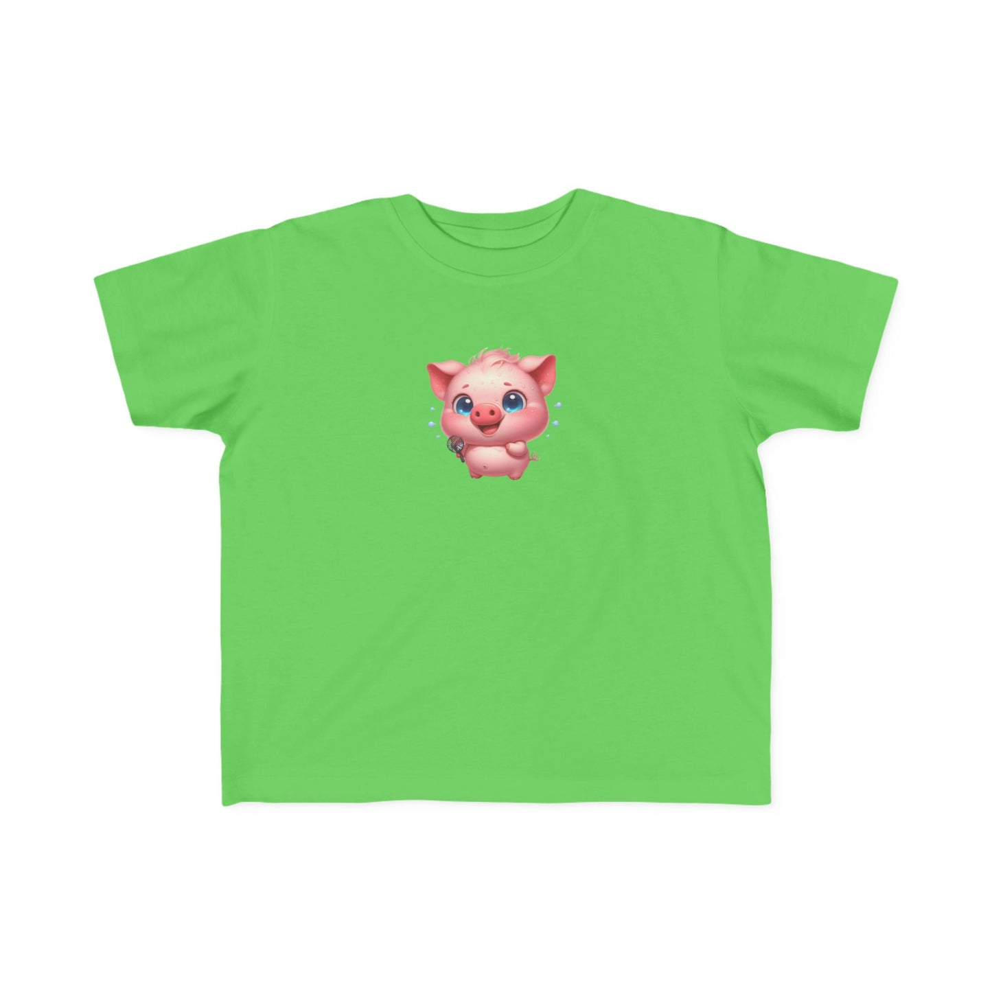 Cute Pig Toddler Tee, Adorable Animal Shirt for Kids, Perfect Baby Gift, Birthday Outfit, Playful Graphic Tee, Toddler Clothing