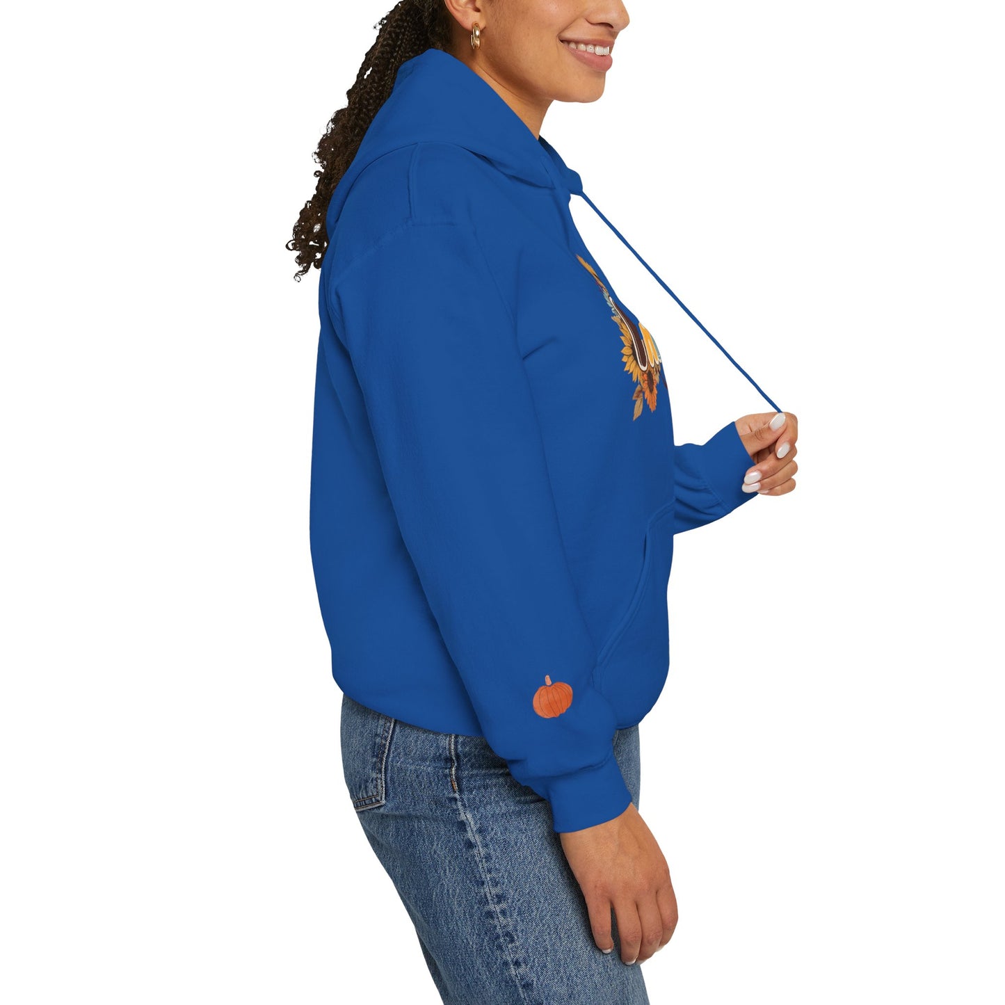 Cozy Fall Vibes Hoodie, Unisex Sweatshirt for Autumn, Pumpkin Design, Perfect for Thanksgiving, Gift for Friends, Seasonal Wear
