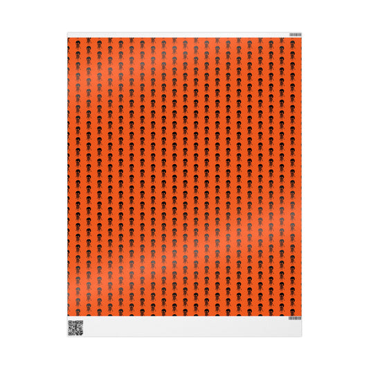 Spooky Halloween Wrapping Paper, Festive Gift Wrap, Pumpkin Design, Halloween Party Supplies, Unique Gift Wrap Ideas