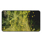 Abstract Yellow Ink Desk Mat — Vibrant Liquid Art Mouse Pad