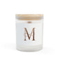Personalized Frosted Glass Candle - 11oz, Custom Candle Gift, Home Decor, Relaxation, Birthday, Wedding