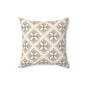 Boho Floral Square Pillow - Cozy Home Decor, Gifts for Her, Modern Farmhouse Accent, Throw Pillow for Living Room, Wedding Decor