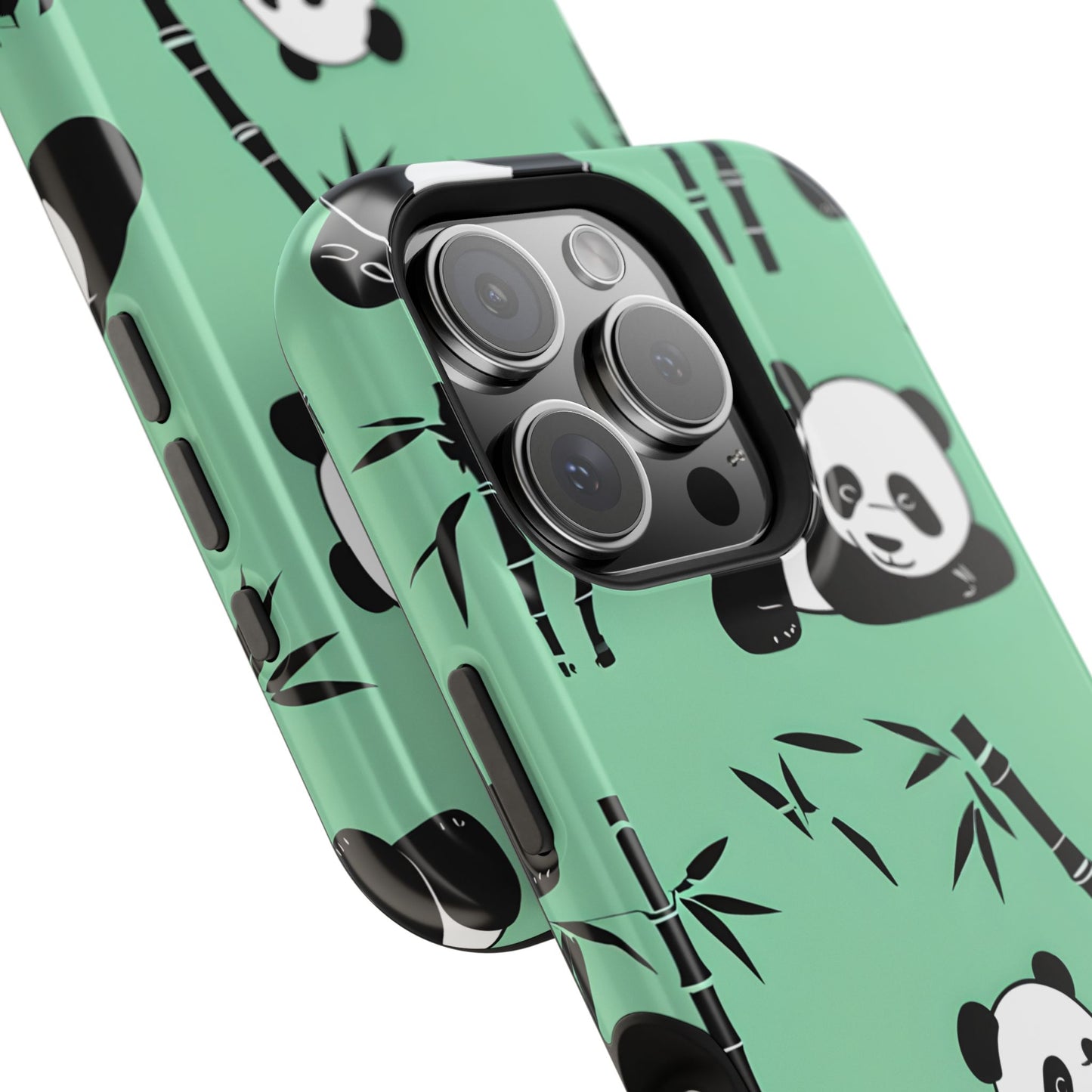 Panda Bamboo Magnetic Impact-Resistant Phone Case