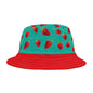Strawberry Print Bucket Hat
