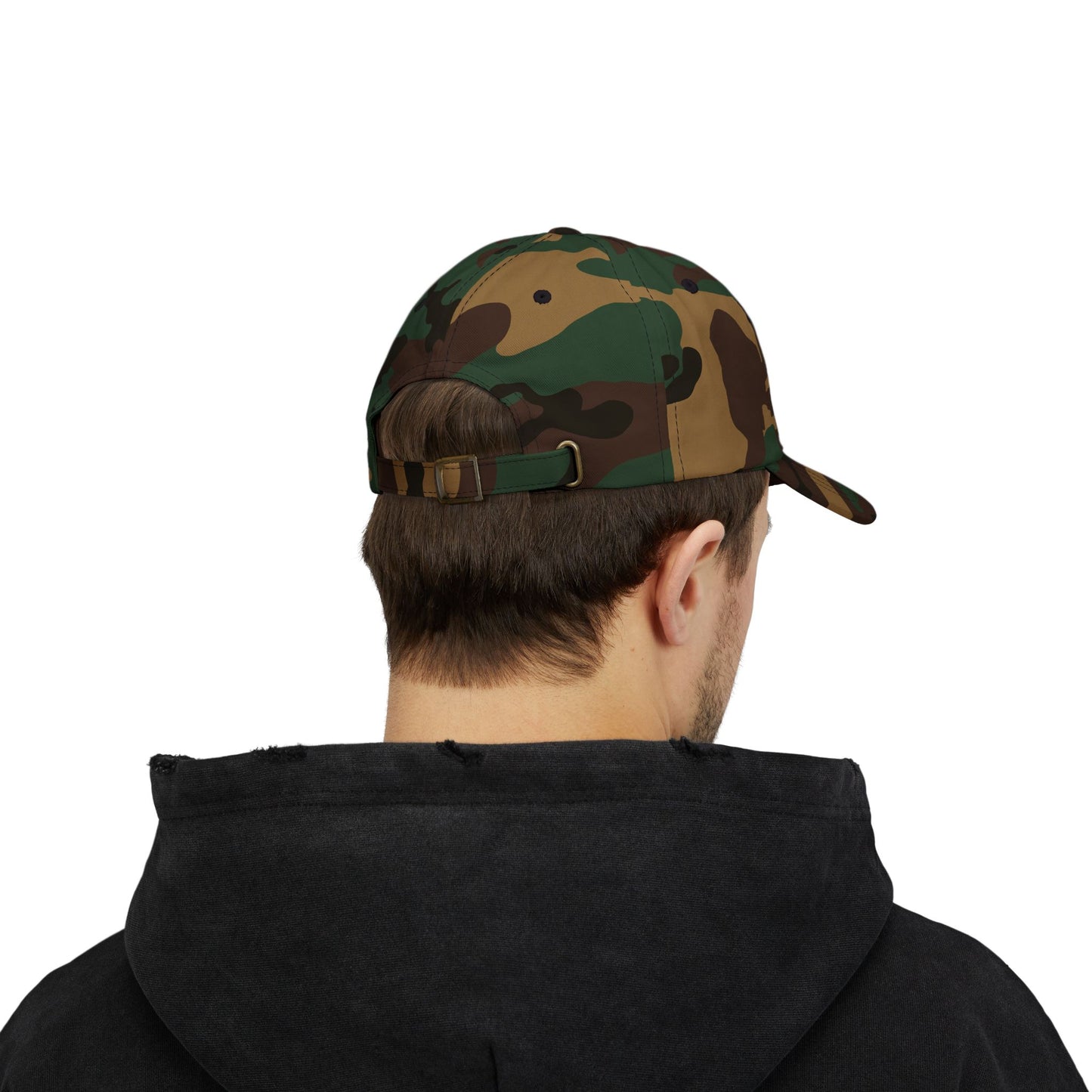 Classic Gold Initial Dad Cap - Letter D