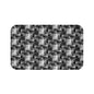 Modern Geometric Bath Mat, Stylish Bathroom Decor, Home Essentials, Unique Gift Idea, Minimalist Design, Black and White