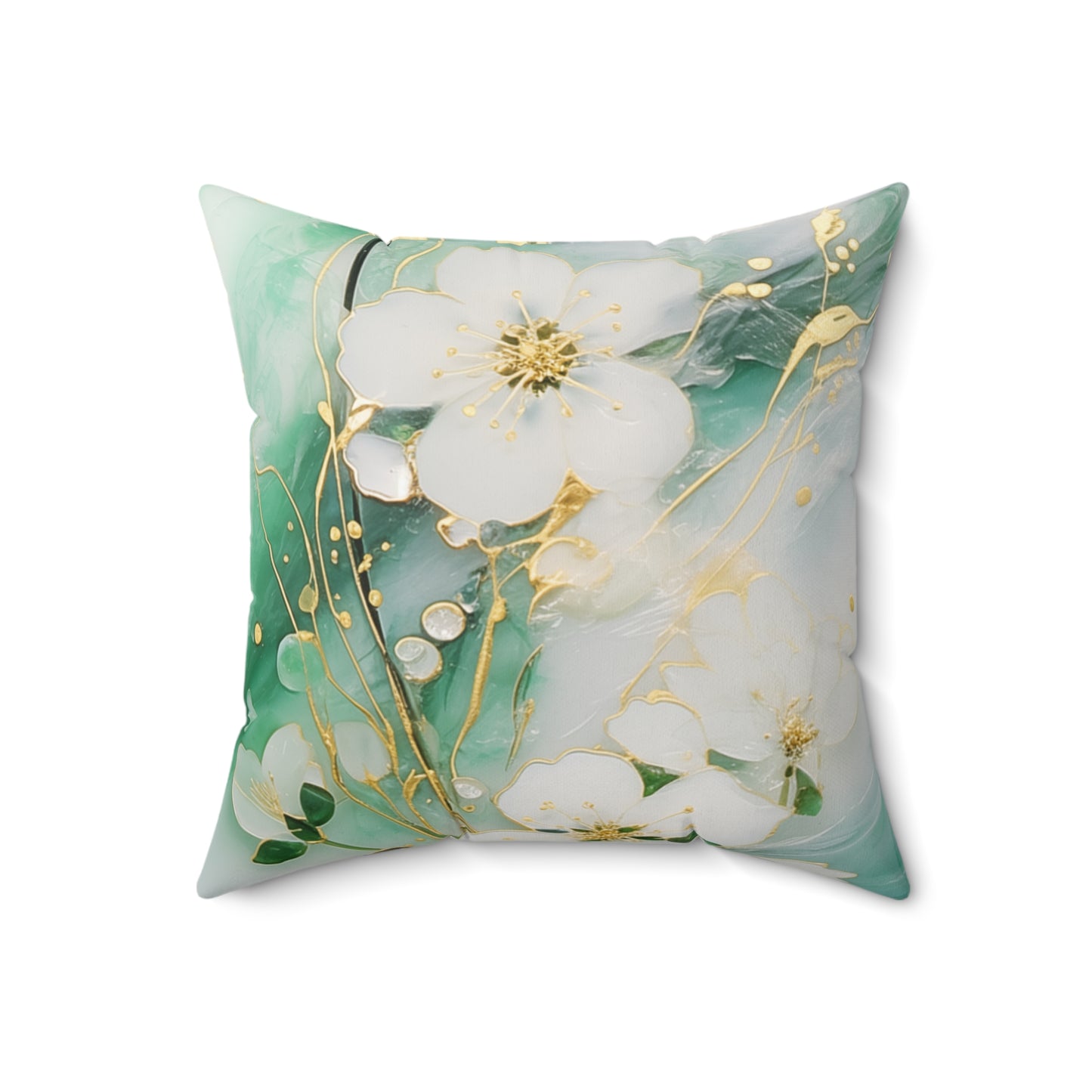 Elegant Floral Throw Pillow