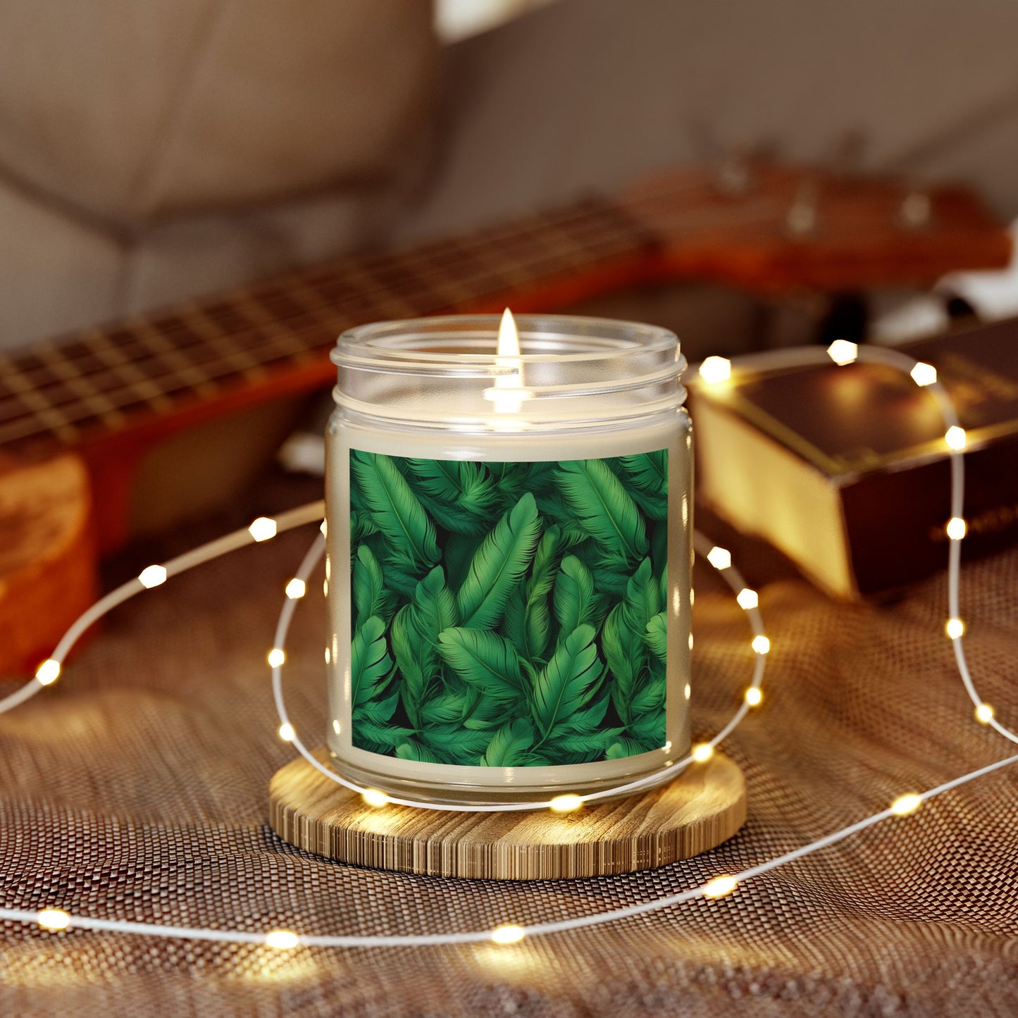 Tropical Scented Candles, Coconut Apricot Wax, Eco-friendly Candle for Relaxation, Home Decor, Gift for Any Occasion, Aromatherapy