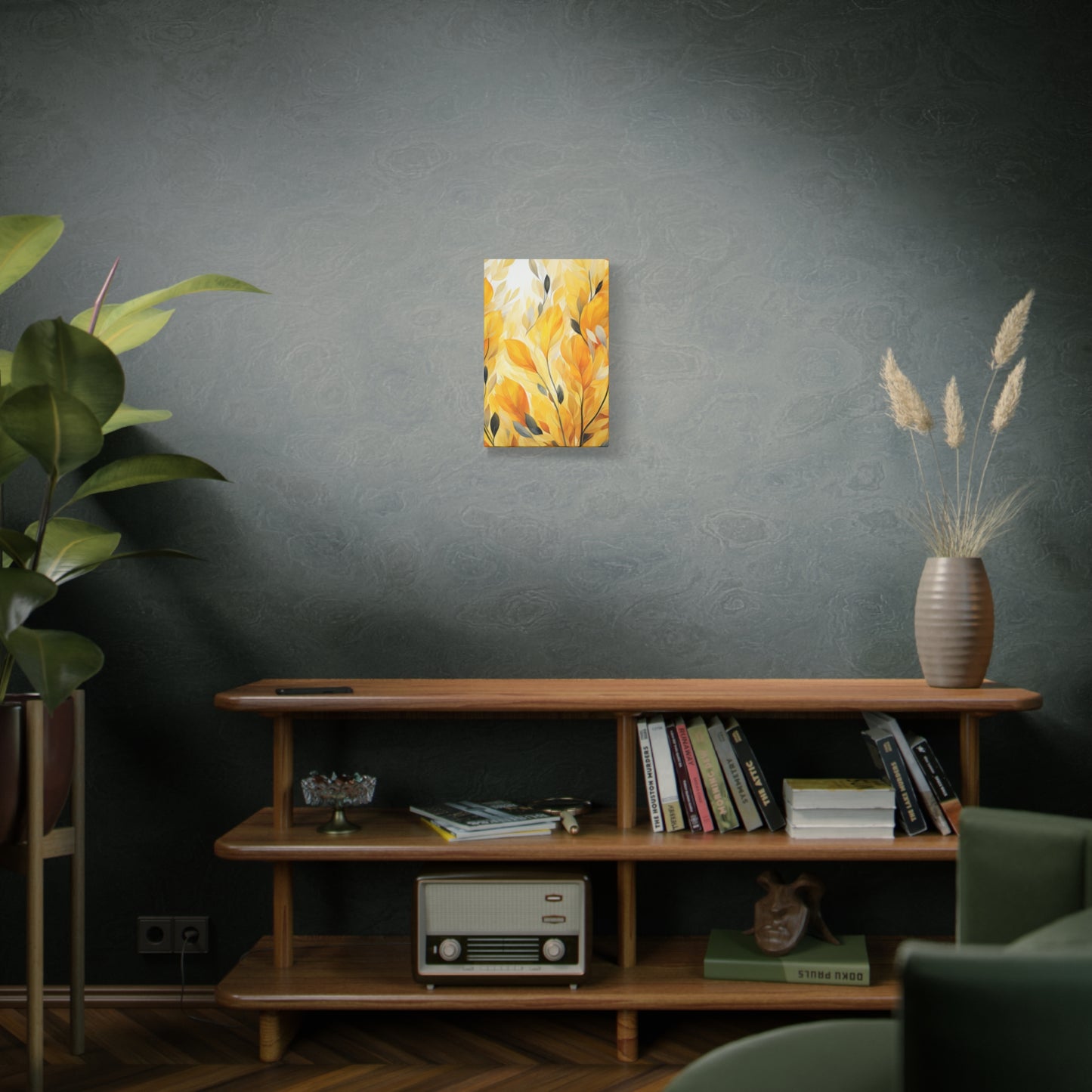 Gorgeous Yellow Matte Canvas Art Print, Stretched, 1.25"