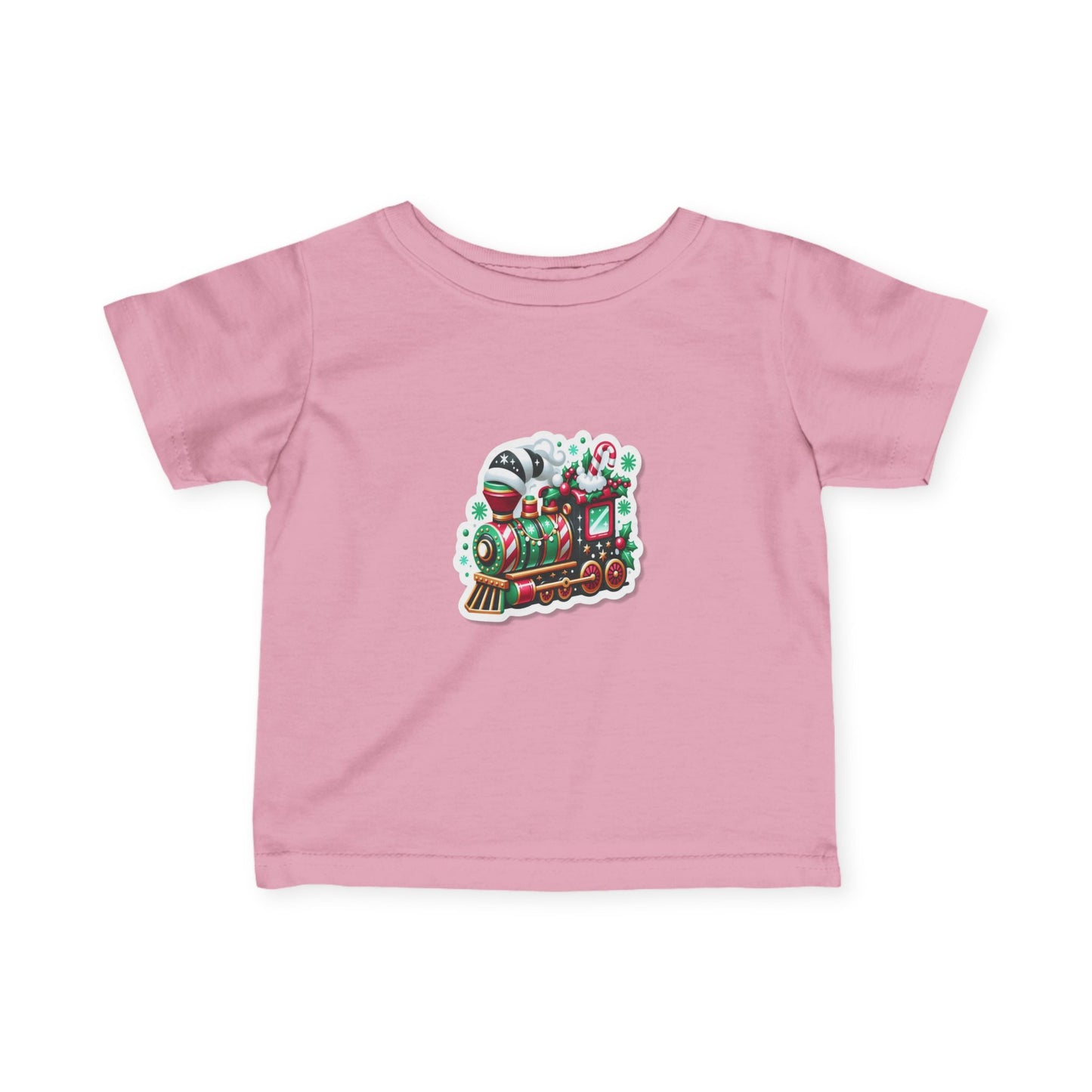 Infant Tee — Cute Christmas Toy Train Holiday Baby Shirt