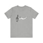 Musical Notes Short Sleeve Tee for Music Lovers
