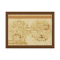 Vintage World Map Canvas Print — Matte Stretched Wall Art