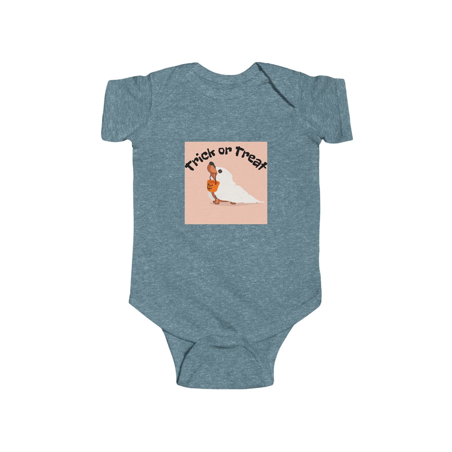 Halloween Infant Bodysuit, Trick or Treat Baby Outfit, Cute Baby Halloween Costume, Newborn Halloween Apparel, Toddler Trick or Treat Shirt
