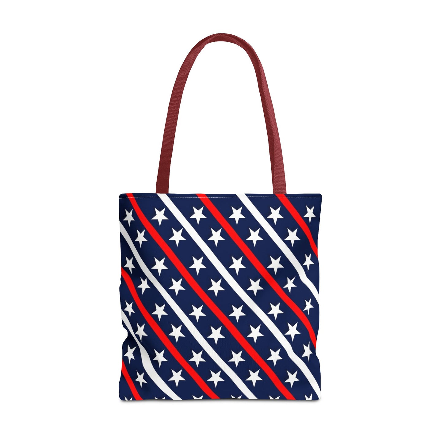 Patriotic Tote Bag, USA Flag Inspired